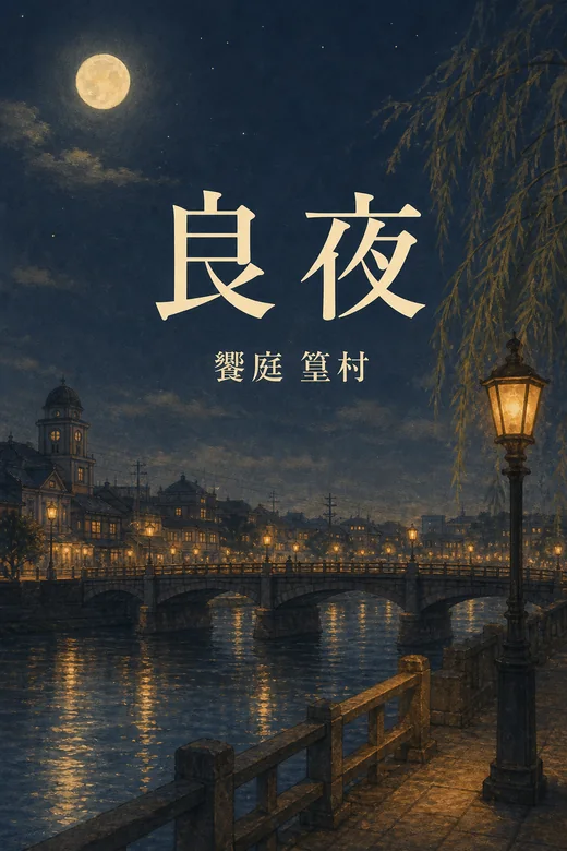 作品表紙 ─ 良夜（饗庭篁村）