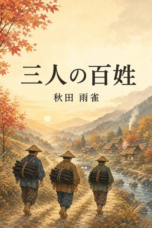 作品表紙 ─ 三人の百姓（秋田雨雀）